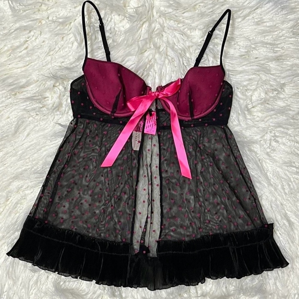 Victoria's Secret Black and Pink Lingerie